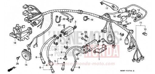 WIRE HARNESS VT600CV de 1997